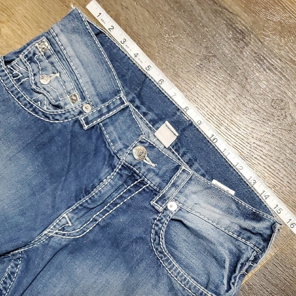 True Religion Blue Straight Leg Jeans for Effortless Style - Picture 5 of 10